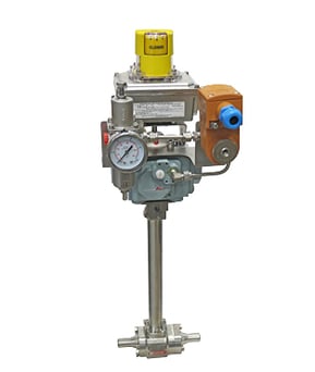 Habonim’s high-pressure Class 2500 cryogenic floating ball valve